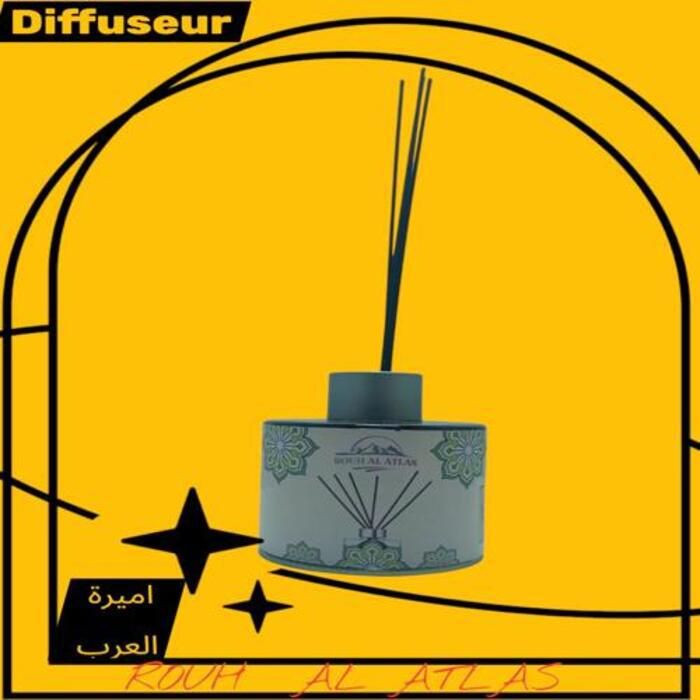 Diffuseur de Parfum "Amira Al Arab"120ml – Élégance et Fraîcheur Orientale | ROOH AL ATLAS