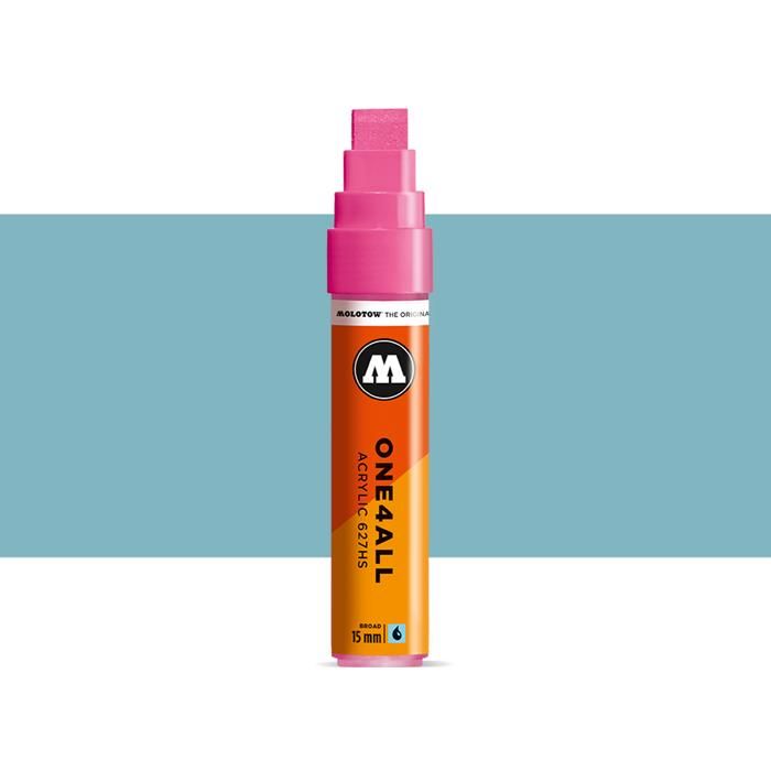 MARQUEUR PEINTURE ACRYLIQUE ONE4ALL - 15 mm - 020-Bleu Lagon Pastel-34