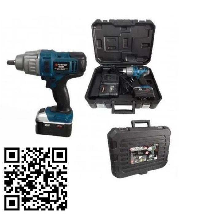 Boulonneuse sans fil avec mallette, 2 batteries et accessoires