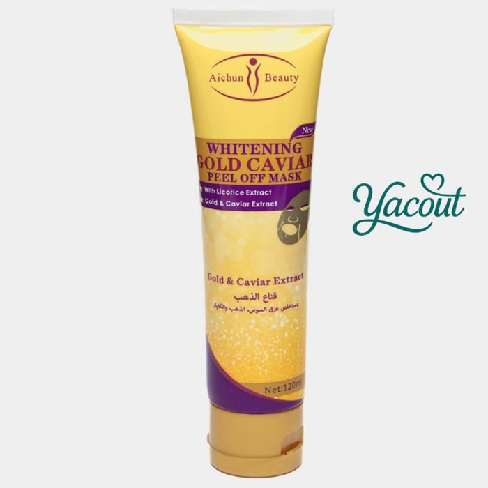 Aichun Beauty Masque Pelable Or + Caviar – Hydratant & Purifiant