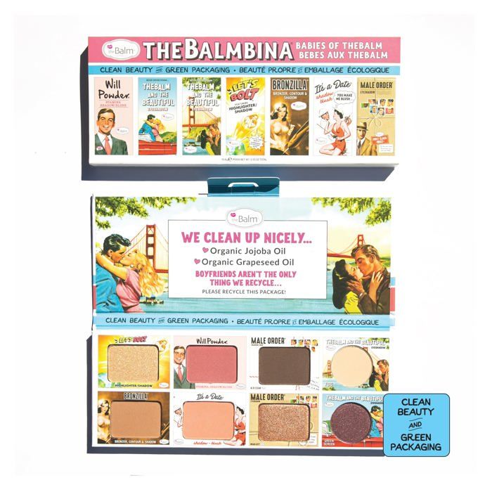 Palette de visage - THEBALM - theBalmbina - 8 teintes - Blush - Fard à paupières