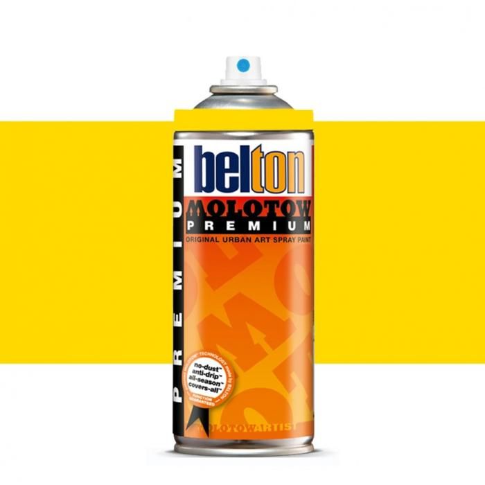 BOMBE DE PEINTURE BELTON PREMIUM 400ML - 003-Jaune Cadmium