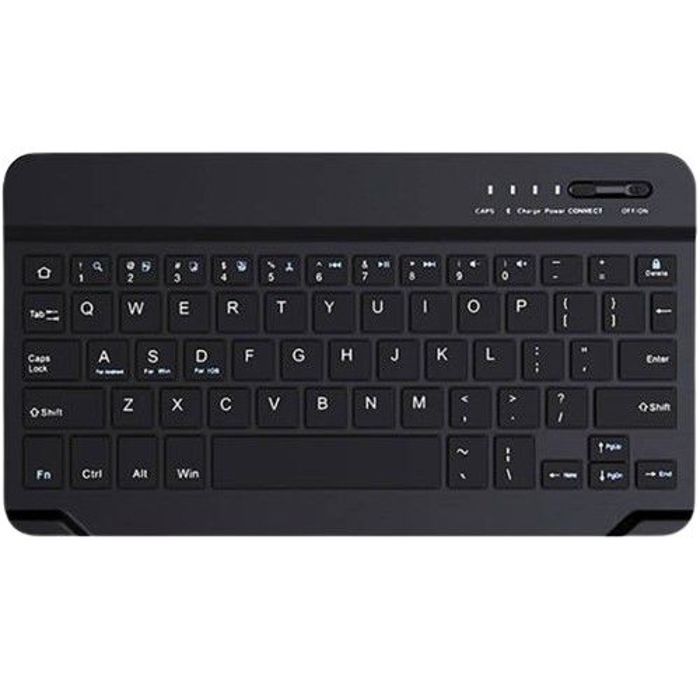 Kakusiga - Clavier QWERTY-Sans fil-KSC-339-Noir - 10 Pouces