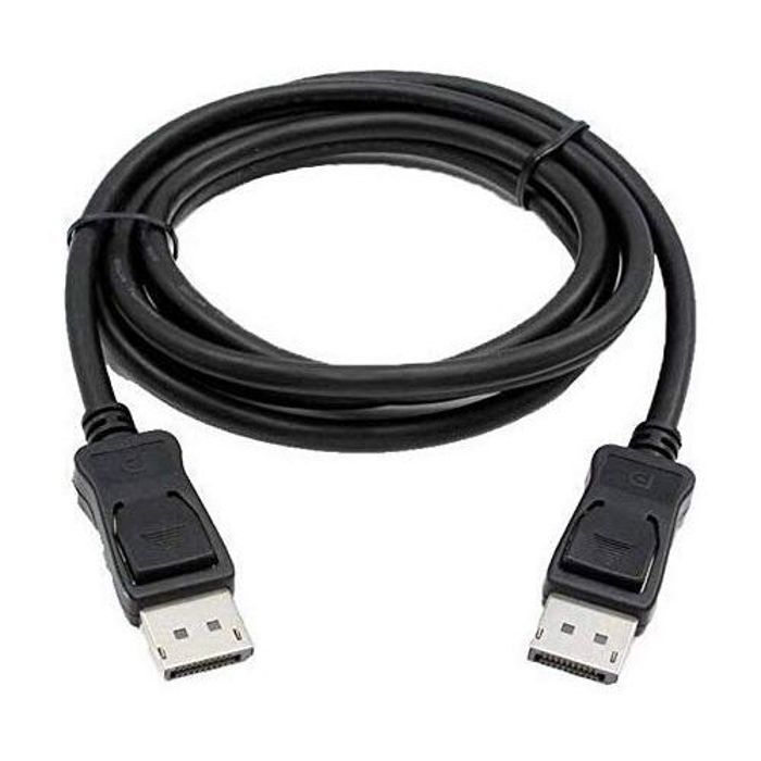 Display Port Mâle À Mâle 4K Convertisseur Câble Ordinateur Vidéo Dp À Pd 1.8M