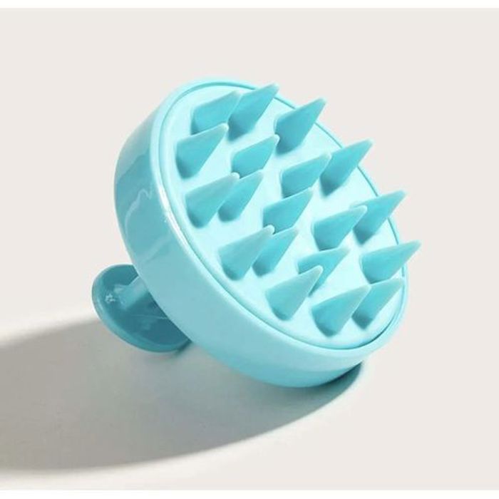 Brosse à cheveux en Silicone doux pour massage tête Anti pelliculaire , coueur aliatoire
