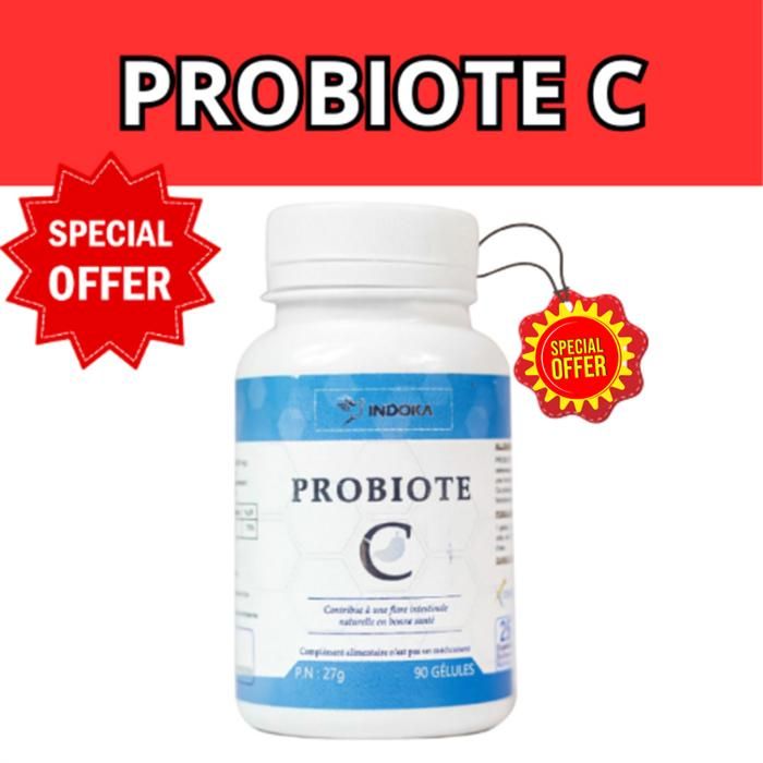 Probiote C 90 Gélules - Probiotique + Vitamine C MULTICOLORS