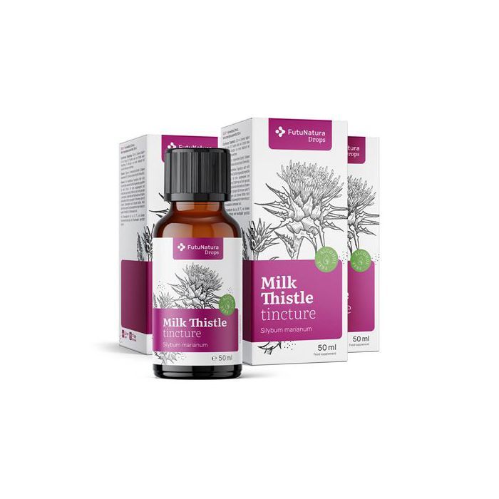 Chardon-Marie – teinture - Non alcoolisée, avec vitamine B6, 50ml - Made in Slovenia