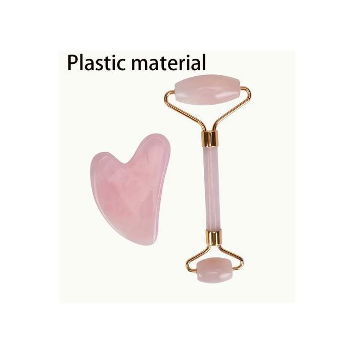 2pcs/ Ensemble de rouleau de massage en plastique rose