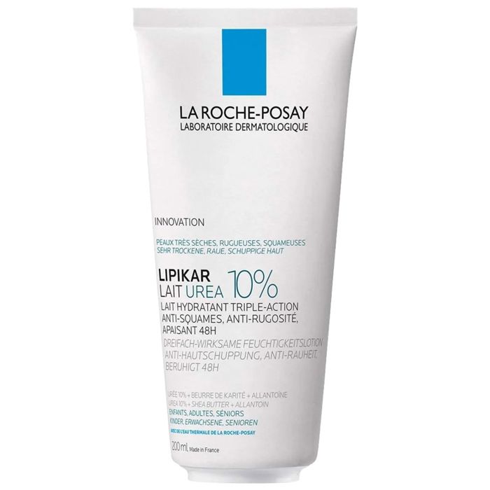 Soin - La Roche-Posay - Lipikar Lait Urea 10% - 200 ml - Hypoallergénique - Peaux très sèches