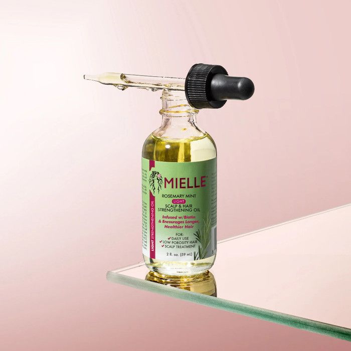 Huile - MIELLE - Rosemary Mint - 59ml - Renforce le cuir chevelu - Brillance incroyable - SANS parabènes