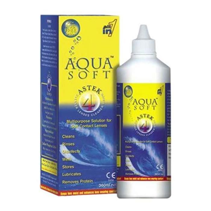 AQUA SOFT ASTEK SOLUTION MULTIFONCTIONS POUR LENTILLES SOUPLES 60ML