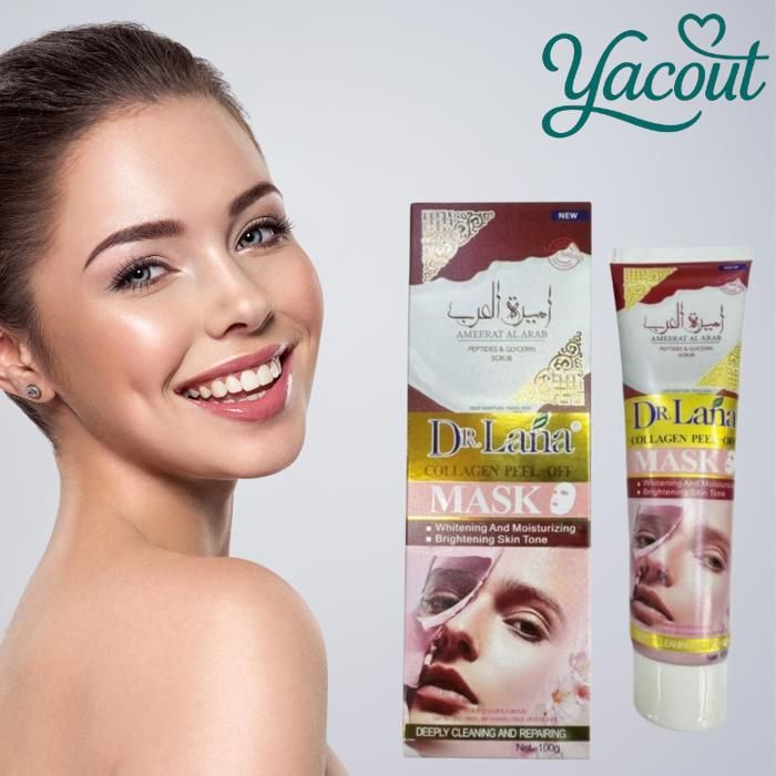 Masque Rose au Collagène Dr.Lana 100g – Nettoyage Profond & Soin des Pores