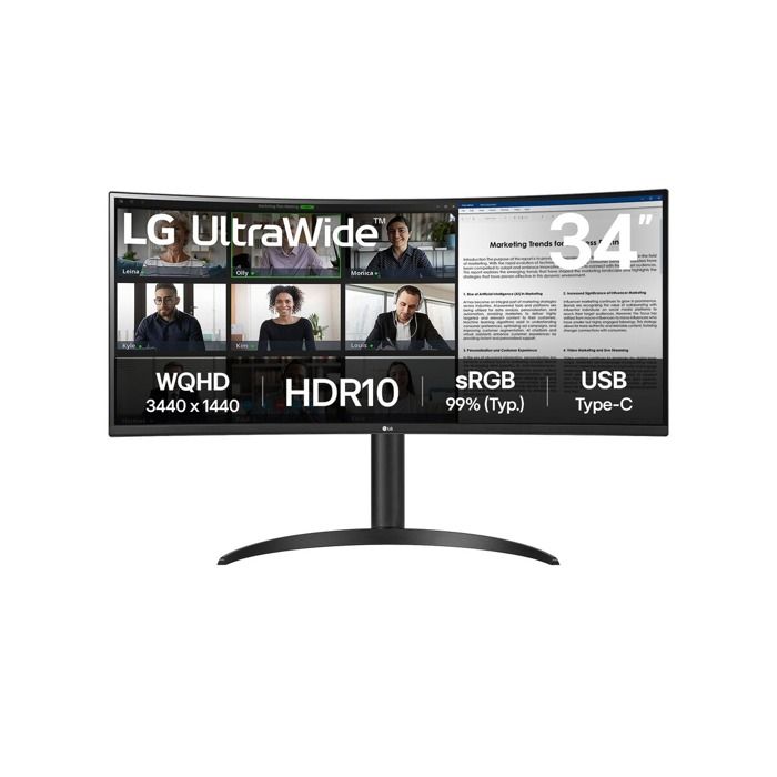 Lg UltraWide 34WR55QK-B PC-skärm