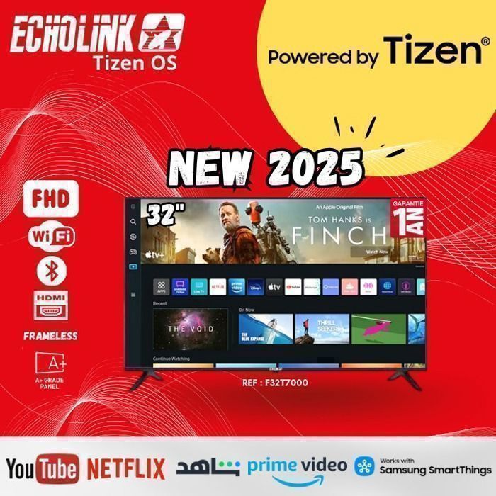 Télévision - Echolink - F32T7000 - 32 pouces - Tizen OS - Smart TV Full HD