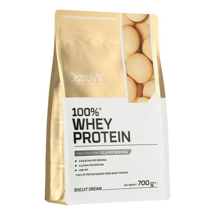 100% Whey Protein 700 g Biscuit Dream - Protéines de Lactosérum Riche en BCAA & EAA