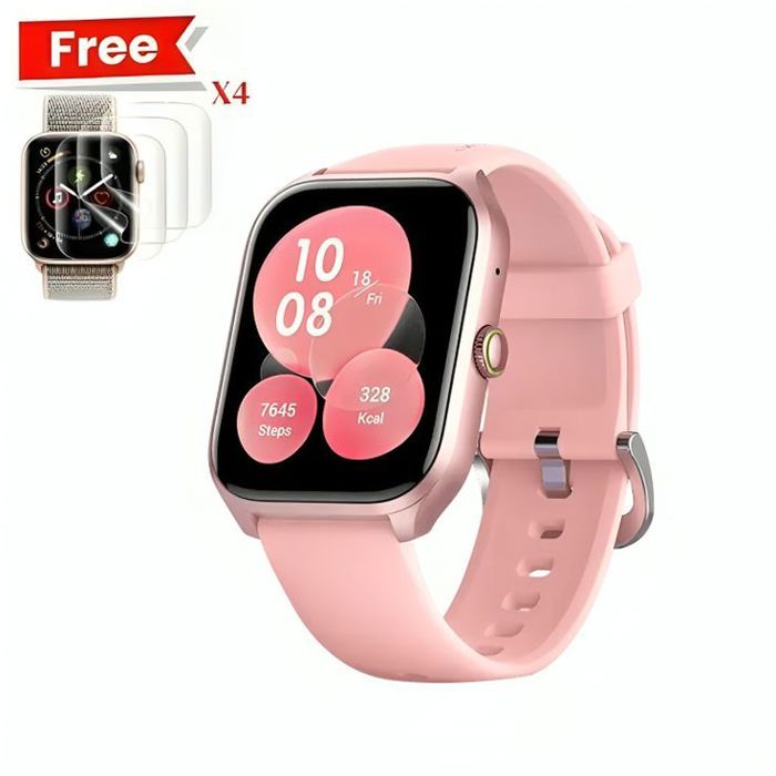 Smart Watch Oraimo 5 Lite OSW-804 Rose Original + 4 Incassable Gratuit