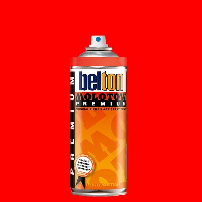 BOMBE DE PEINTURE PREMIUM NÉON 400ML - 236-1-ANTISTATIK Rouge Néon