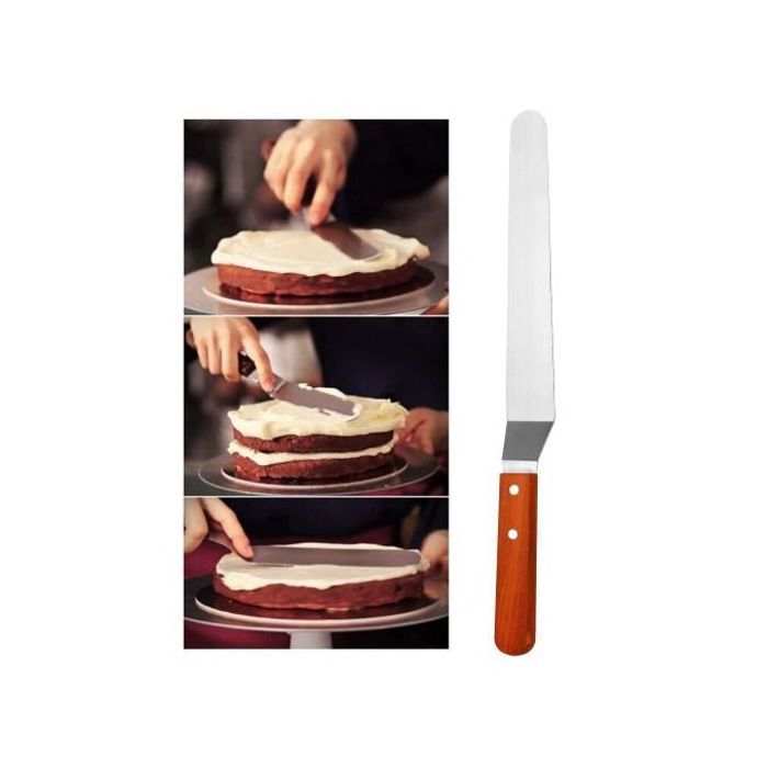 Spatule de cuisine ergonomique pour étaler crème et beurre