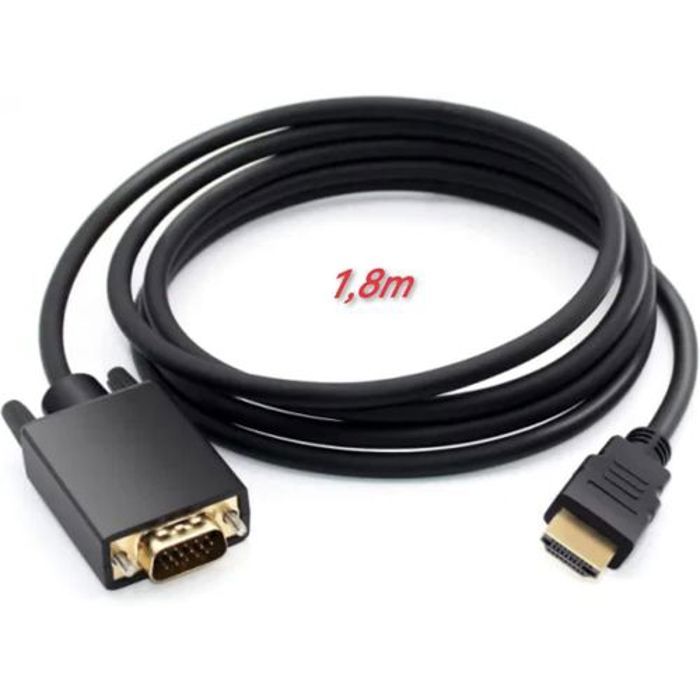 Cable Hdtv Male To Vga Male Adapter