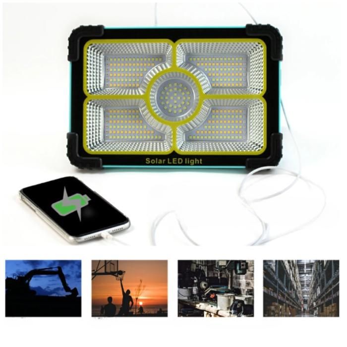 Lampe LED rechargeable pour extérieur, idéale pour le camping et les travaux en plein air
