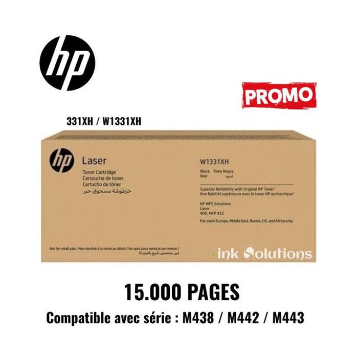 Hp toner 331XH (W1331XH) original pour 408dn / 432fdn