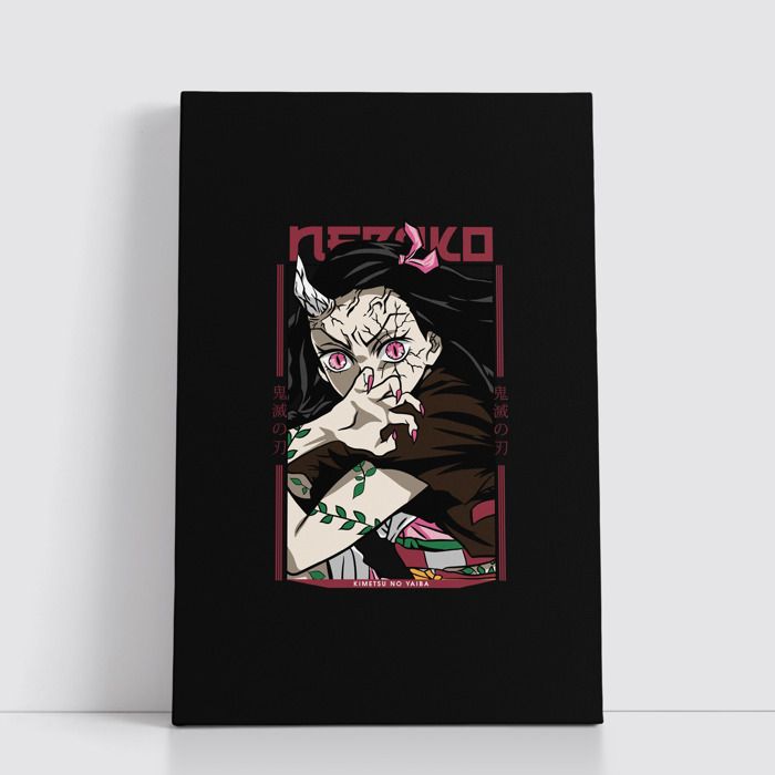 Tableau Manga Japonais sur Toile – Affiche Murale Anime 25x40 cm pour Déco Otaku 8