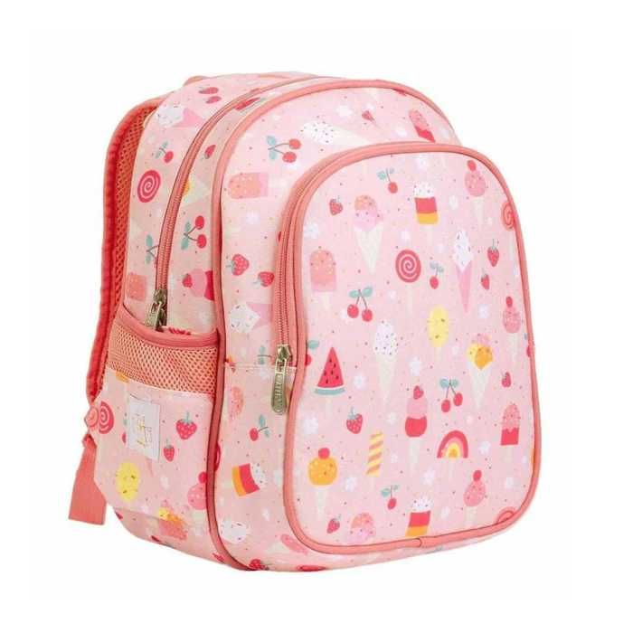 Cartable rose Ice Cream avec poche isotherme 32 cm