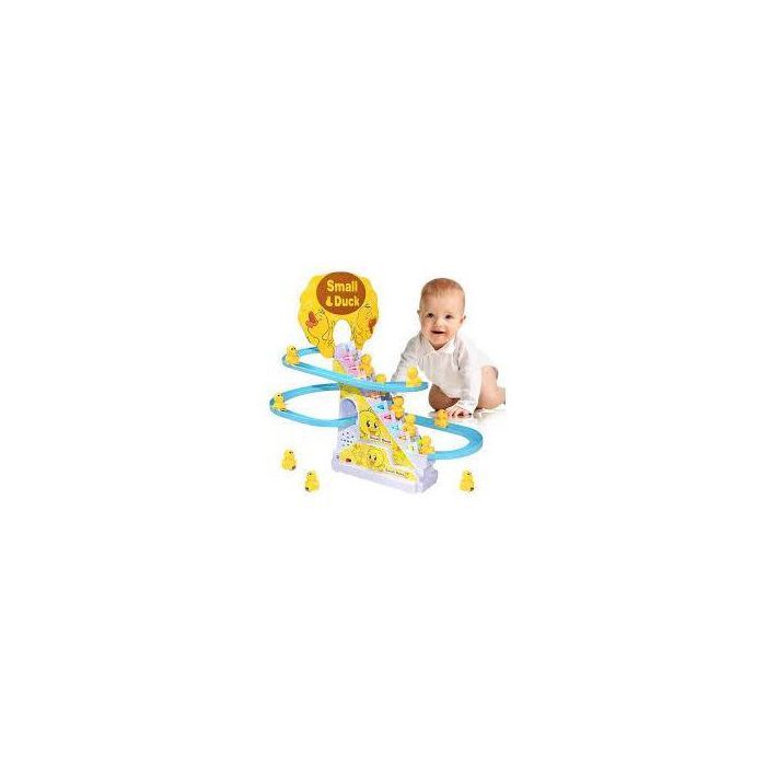 Circuit de Petits Canards Automatique - Jouet Interactif avec Lumières et Musique