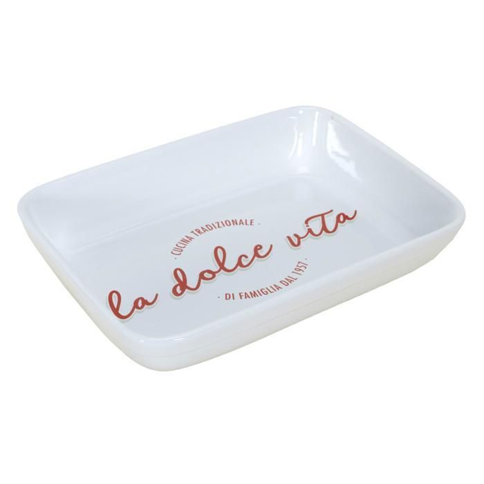 PLAT Rectangulaire four italie 25 x 35 X 7.6 cm