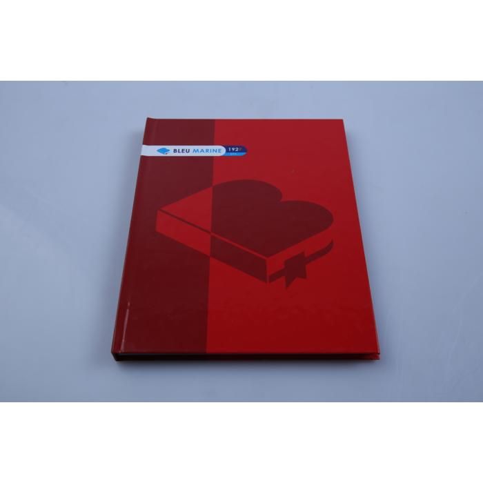 Registre 2 mains 192 pages A5 5x5 60g bleu marine