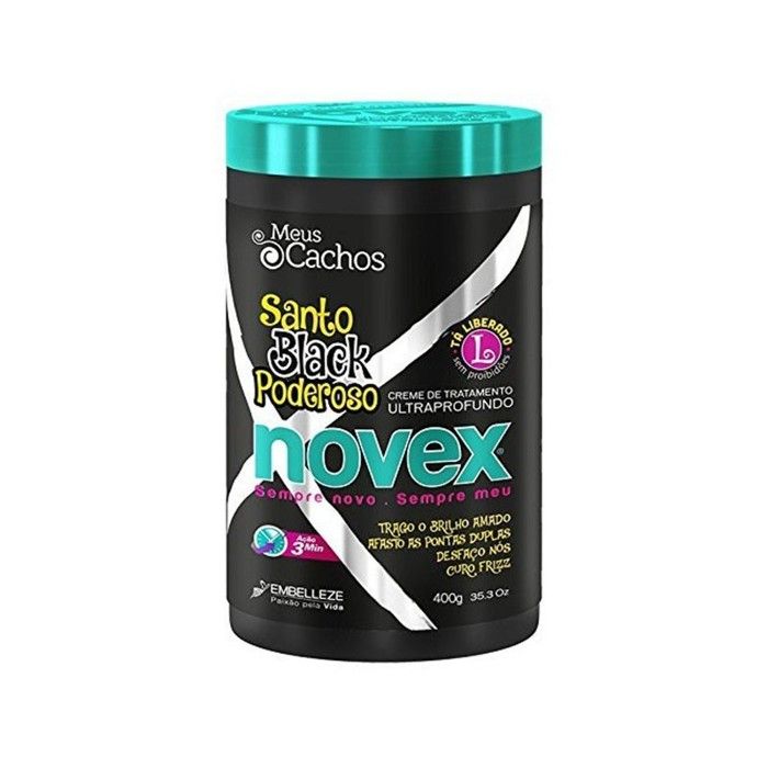 Masque capillaire - NOVEX - Mystic Black - 400 g - Huile de baobab - Hydratation intense