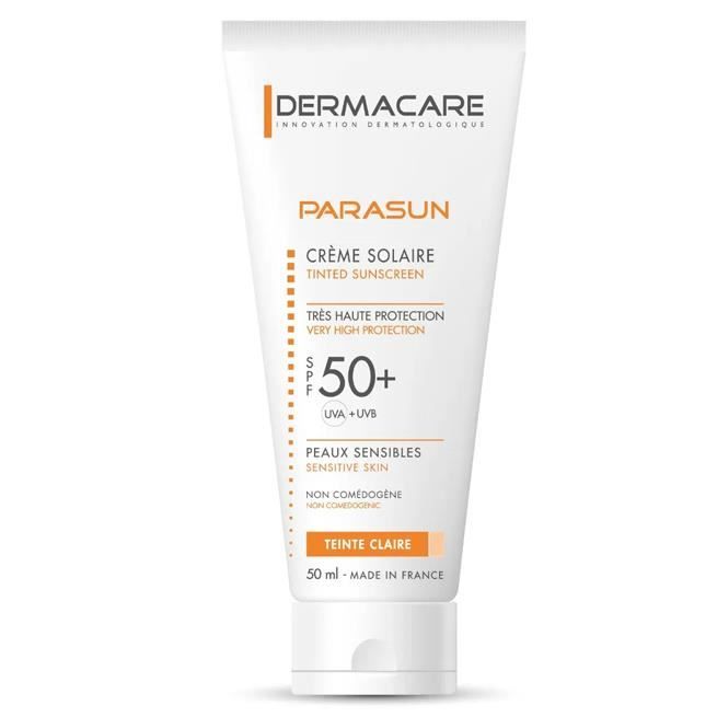 Dermacare - Parasun Crème solaire Teinte Claire Très haute protection SPF50+ - 50 ml