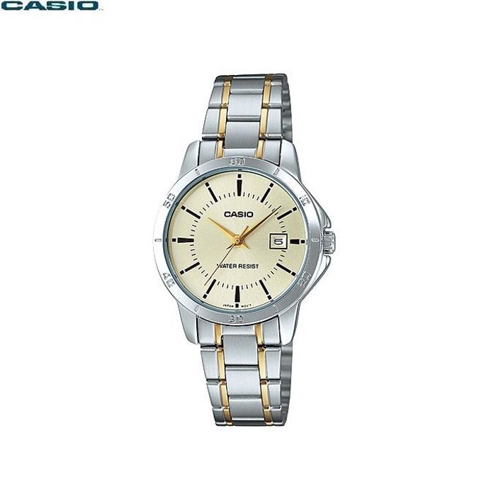 Casio montre pour femme bracelet en acier inoxydable design luxueux-ltp-v004sg-9audf