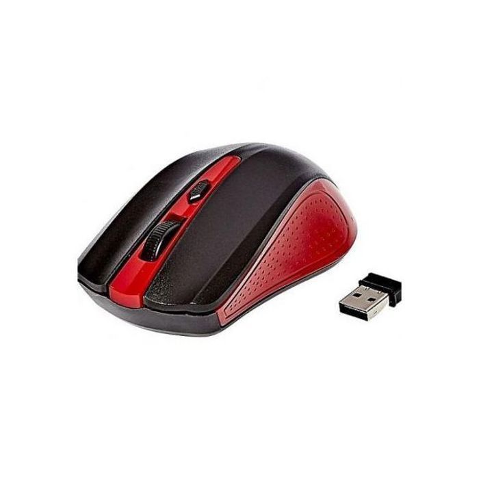 Enet - Souris optique Sans Fil G-211 - 10M-2.4Ghz-1600Dpi - smart connection - Rouge