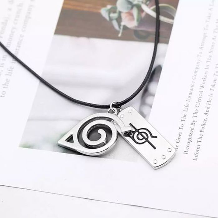 Collier Pendentif - NARUTO - Konoha - Unisexe - Manga - Cosplay - Akatsuki Itachi