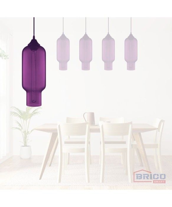 Suspension luminaire  Malaga PS (E27-violet