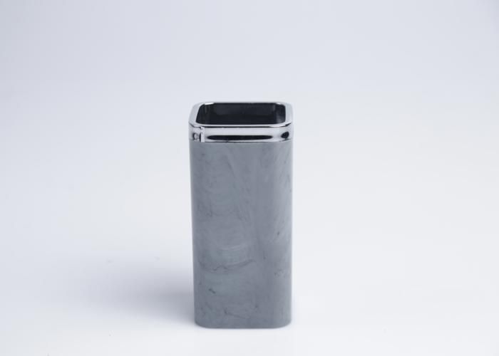 Porte-brosse à dents - GENERIC - Carré - Marbre - Chrome - Élégant