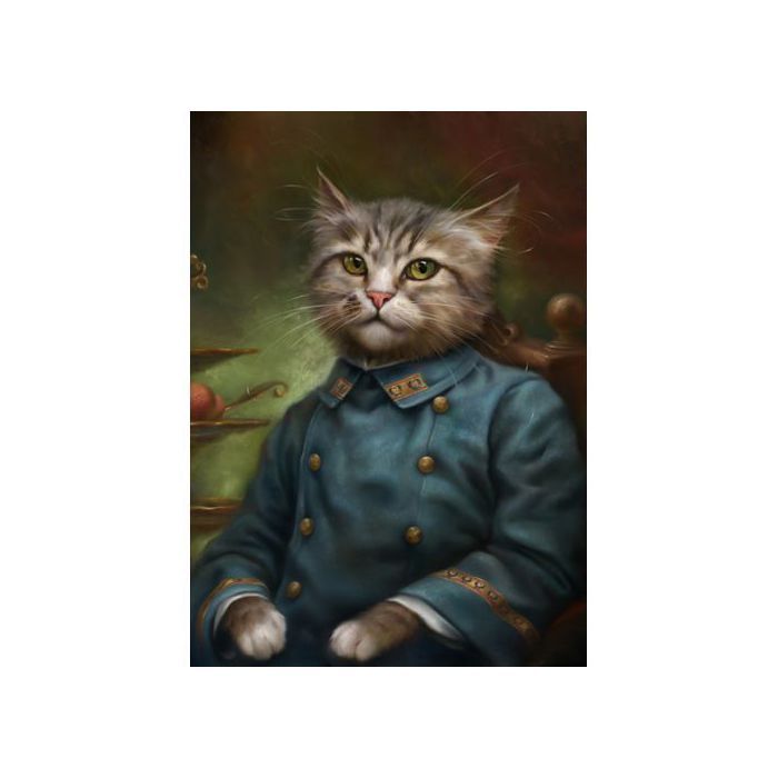 Affiche Décoration Murale - Cat chat - Style Contemporain - Animaux - Intérieur - A suspendre