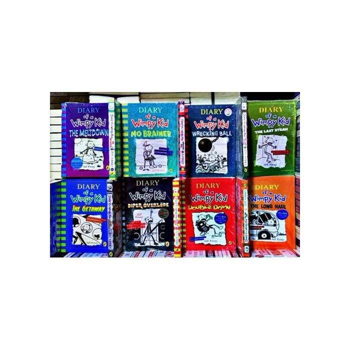 Collection de livres - Diary of a Wimpy Kid - 18 livres - Roman graphique - Comédie