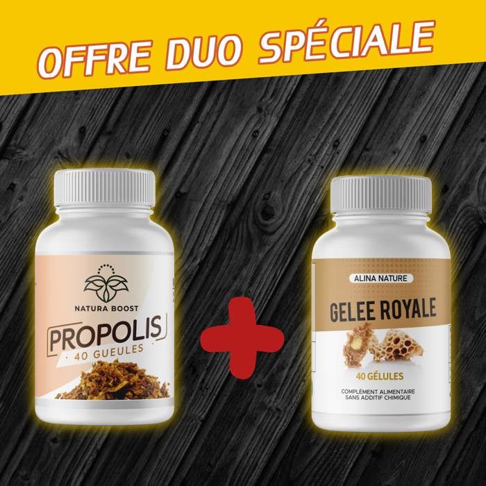 Pack Bien-Être Naturel 1 propolis + gelée royale