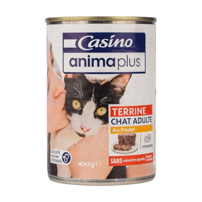 TERRINE CHAT POULET 400G COAP ANIMAPLUS
