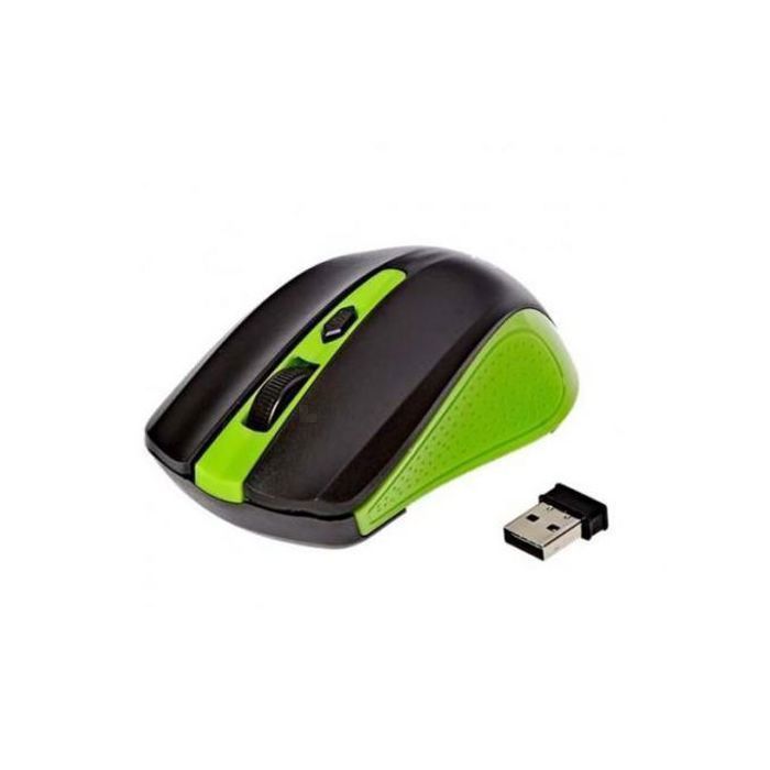 Enet  - Souris optique Sans Fil G-211 - 10M-2.4Ghz-1600Dpi - Vert