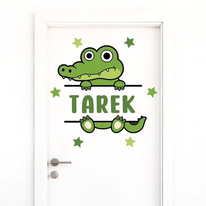 Stickers Muraux - PIXELOU - Prénoms Personnalisés Animaux - Vinyle Premium - Décoration Chambre Enfant