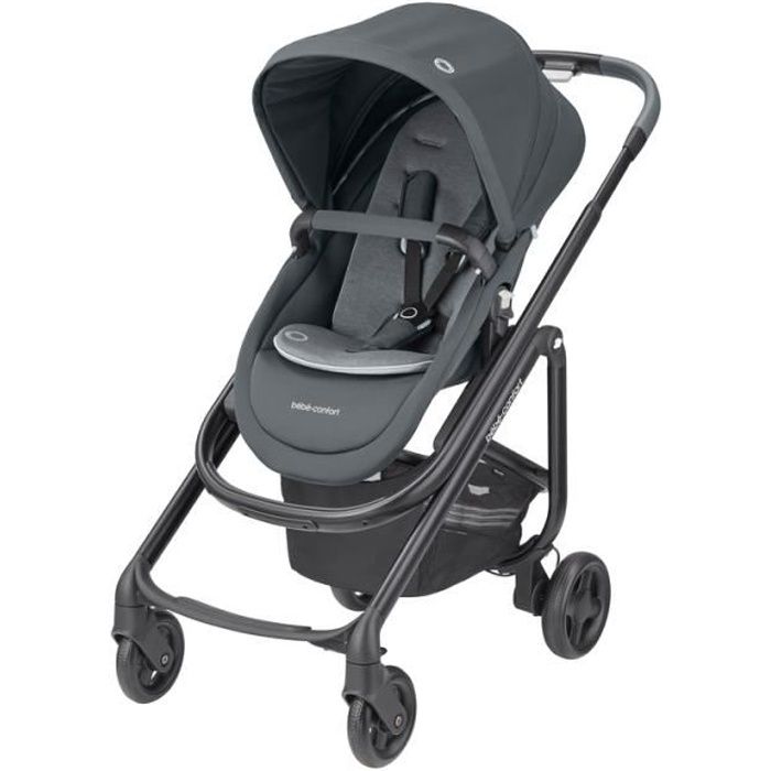 BEBE CONFORT Poussette LILA SP, Polyvalente et confortable, légère et compacte, Essential Graphite