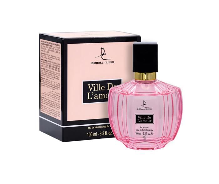 Eau de toilette - DORALL COLLECTION - VILLE DE L'AMOUR - 100ml - Chypré Fruité - Femme