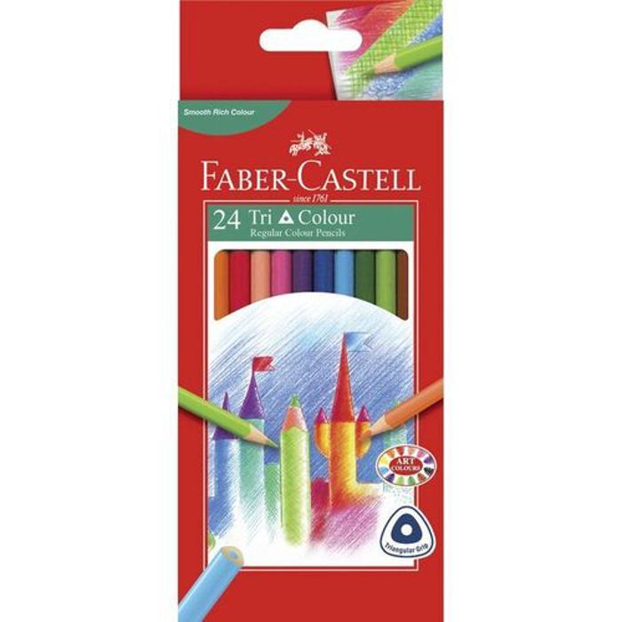 Faber Castel 24 Crayons de couleurs