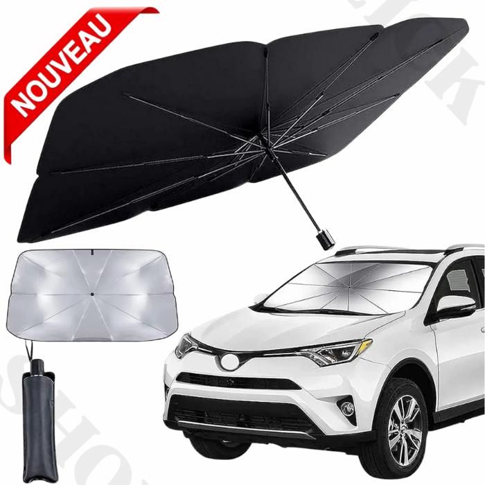 Pare-soleil de pare-brise de voiture parapluie - Pare-soleil de voiture pliable bloc UV fenêtre avant de voiture