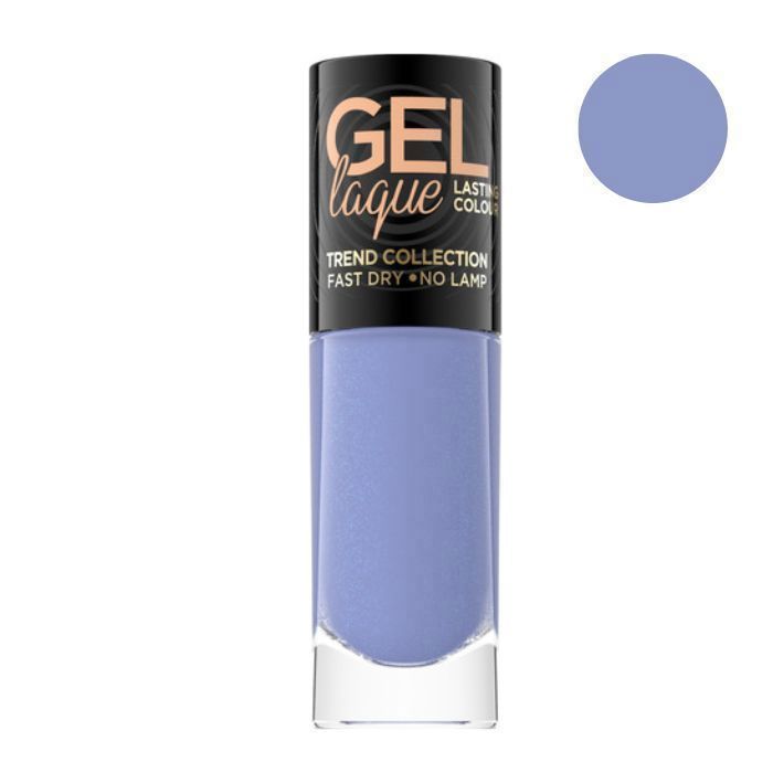 Vernis à ongle - EVELINE - Gel Laque 281 - 8 ml - Couleur BLEU - Finition professionnelle