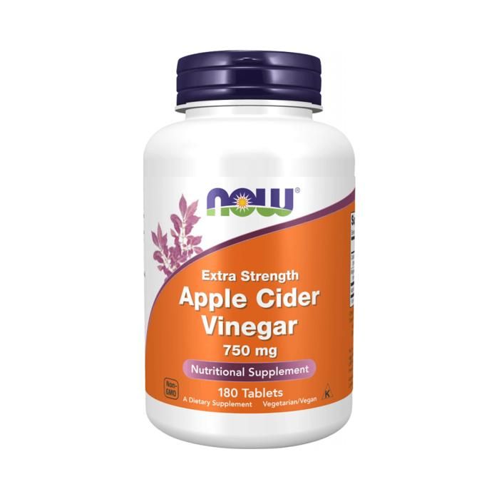 Vinaigre de cidre  180 com Sans saveur Now Foods Pack Nutrition Sportive