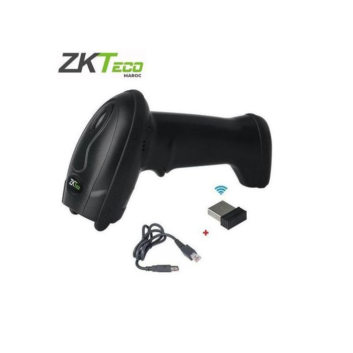 ZK Teco Lecteur code à barres sans fil + câble USB (ZKB103)